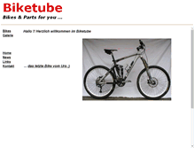 Tablet Screenshot of biketube.ch